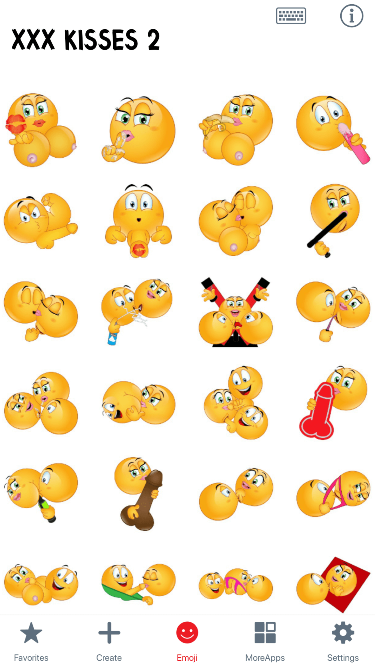 375px x 667px - XXX Kisses Emojis 2 - XXX, Porn Emojis By Adult Emojis